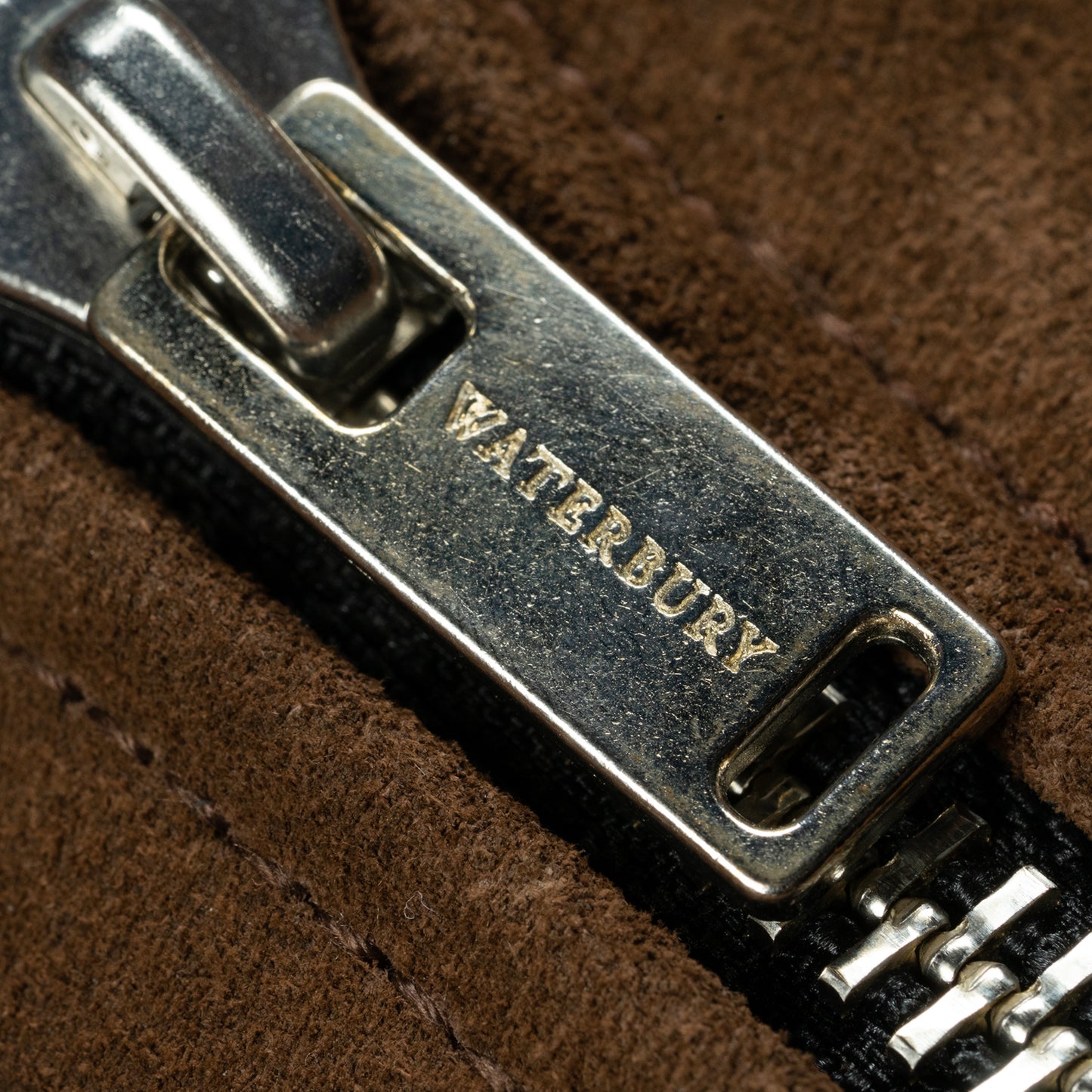 REBELLION TOBACCO SUEDE MOTO JACKET