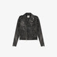 REBELLION BLACK LEATHER MOTO JACKET