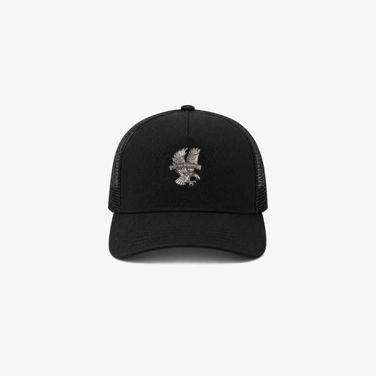 EAGLE BLACK TRUCKER HAT