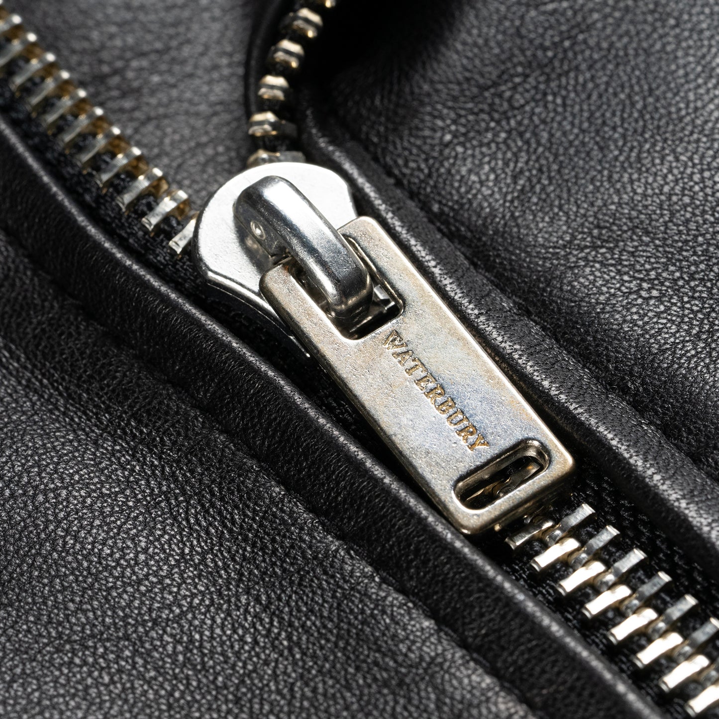 REBELLION BLACK LEATHER MOTO JACKET